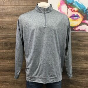 Peter Millar Dazed And Transfused Mens XXL Quarter Zip Pullover Long Sleeve Golf